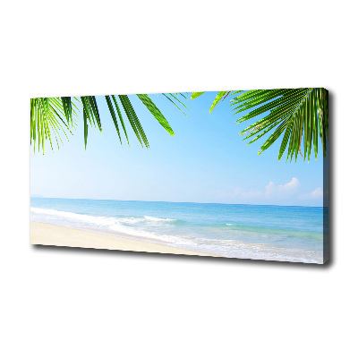 Canvas wall art Tropical beach