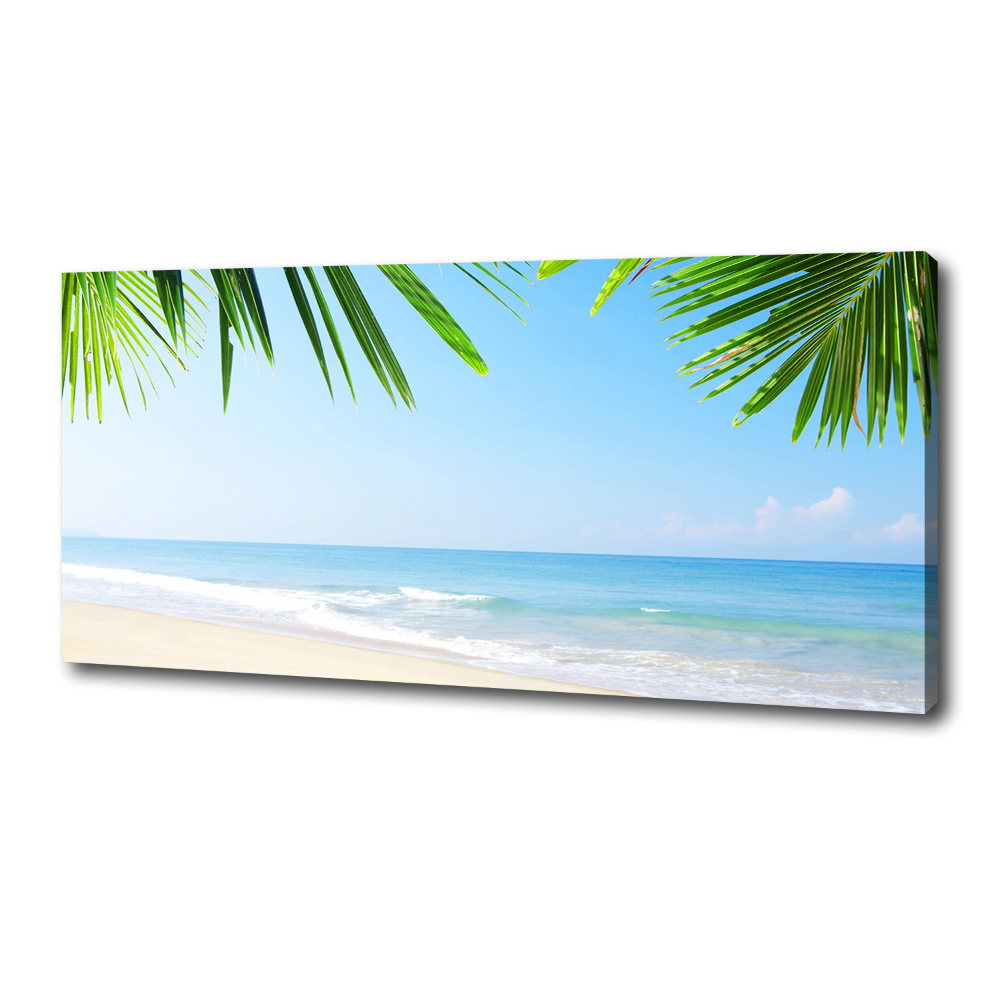 Canvas wall art Tropical beach