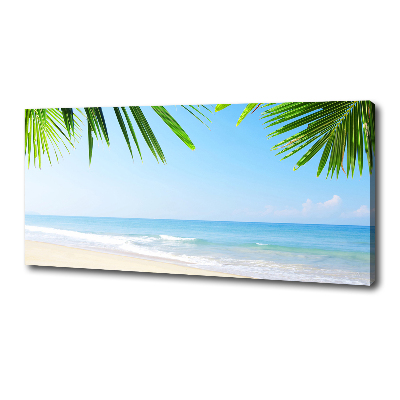 Canvas wall art Tropical beach