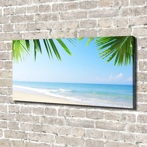 Canvas wall art Tropical beach