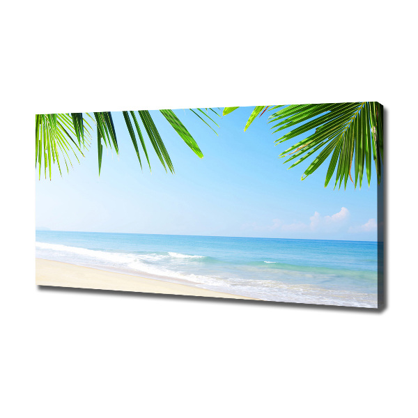 Canvas wall art Tropical beach