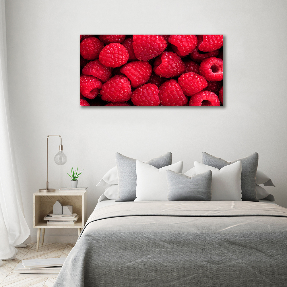 Canvas wall art Raspberries