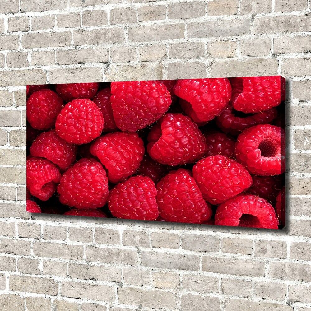 Canvas wall art Raspberries