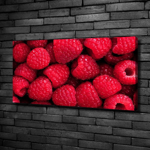 Canvas wall art Raspberries