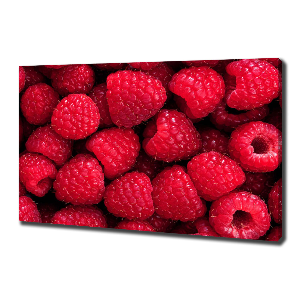 Canvas wall art Raspberries