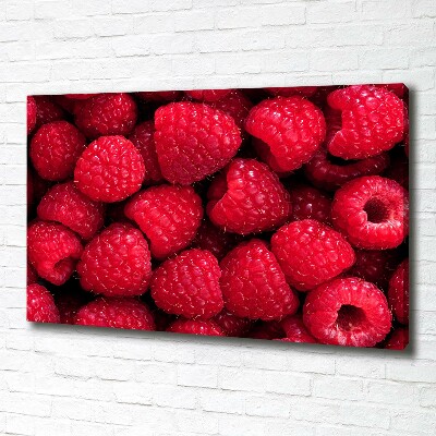 Canvas wall art Raspberries