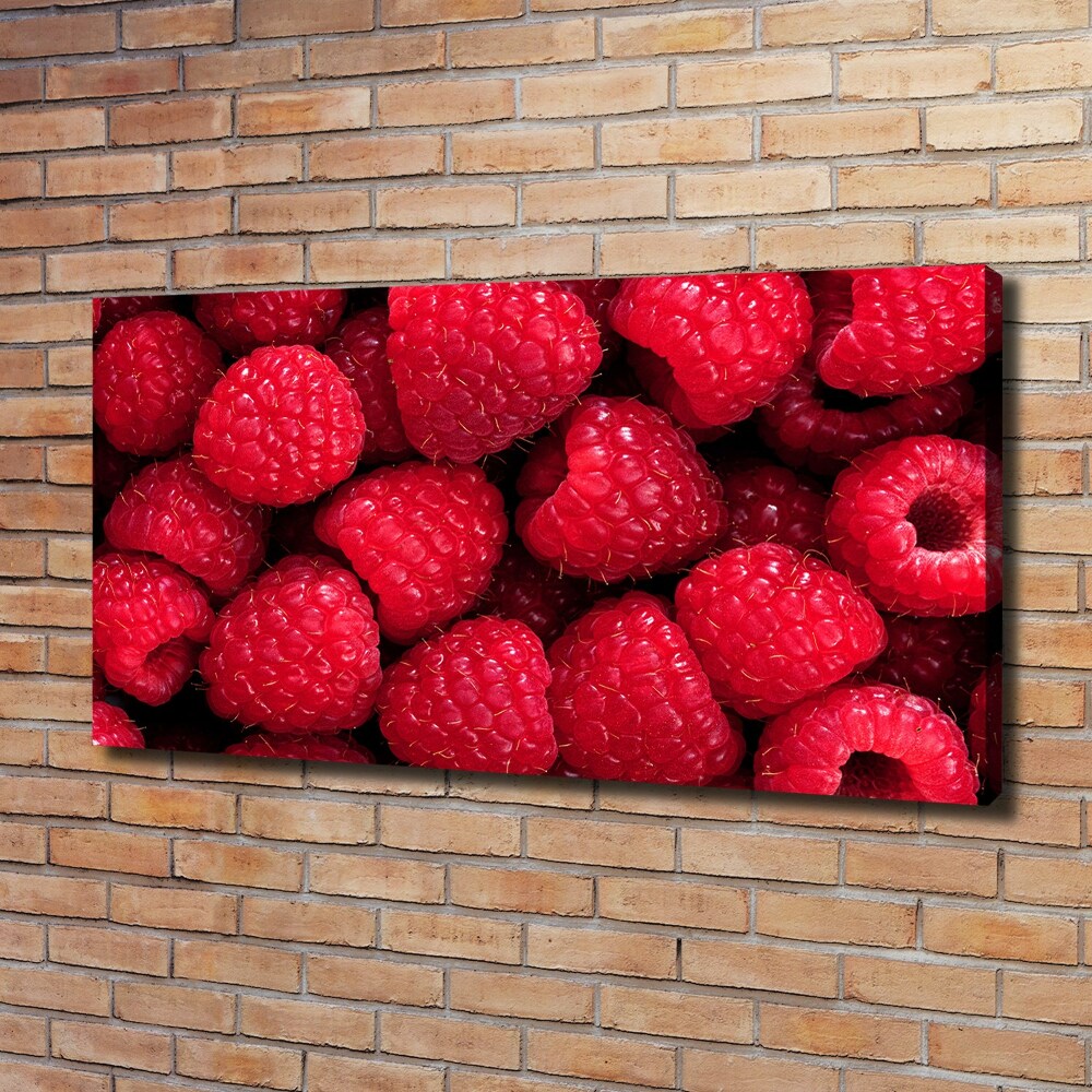 Canvas wall art Raspberries