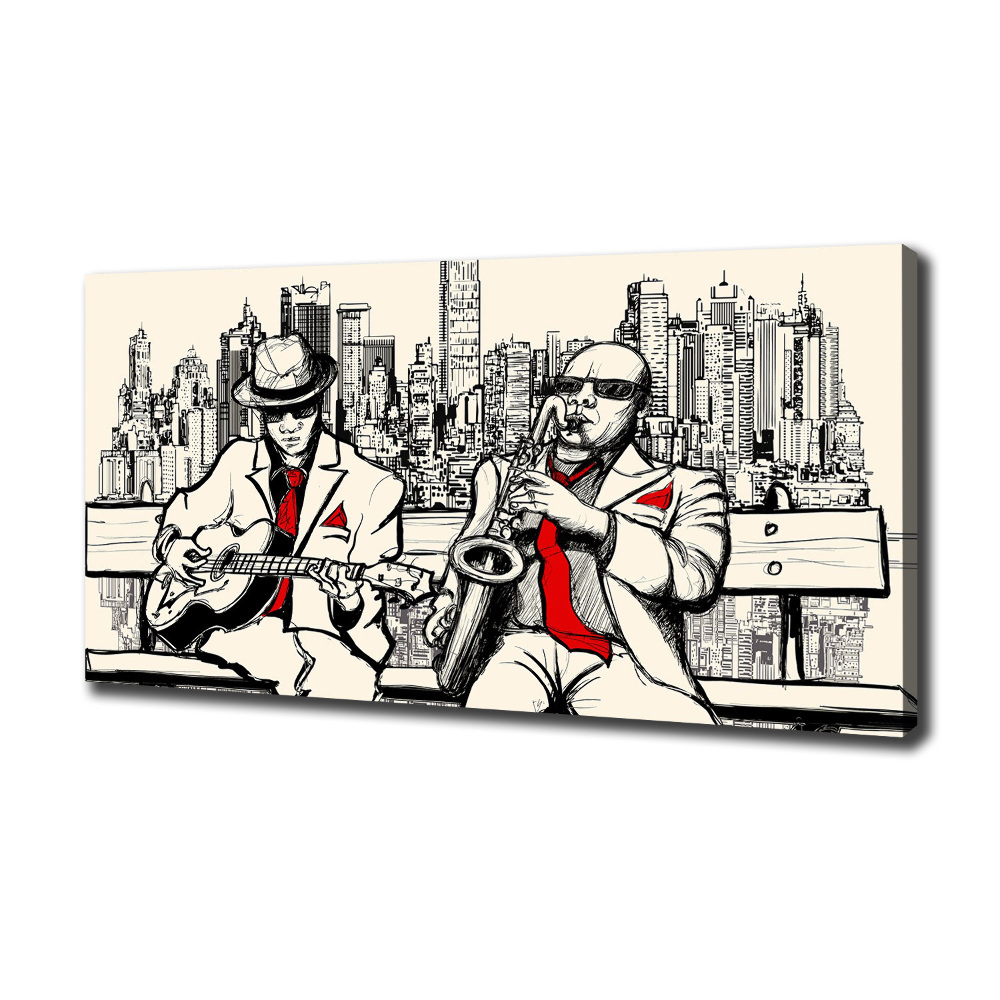 Canvas wall art New York Jazz