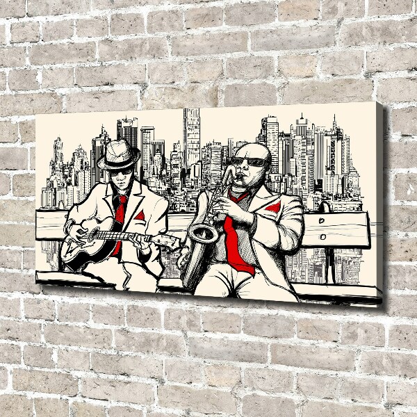 Canvas wall art New York Jazz