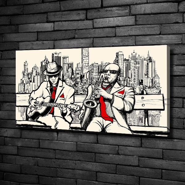 Canvas wall art New York Jazz