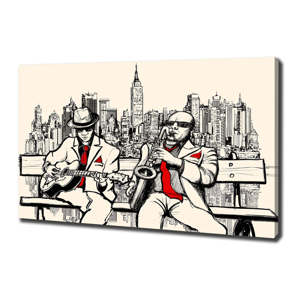 Canvas wall art New York Jazz