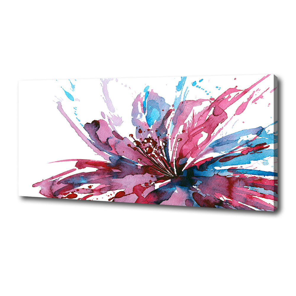 Canvas wall art Abstract flower