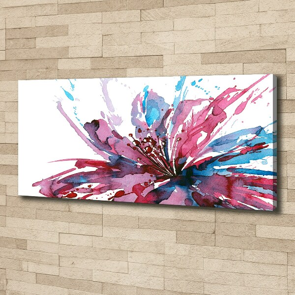 Canvas wall art Abstract flower