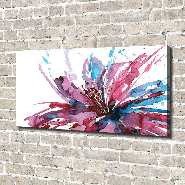 Canvas wall art Abstract flower