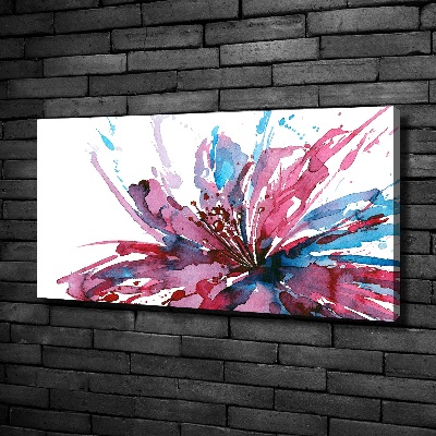 Canvas wall art Abstract flower