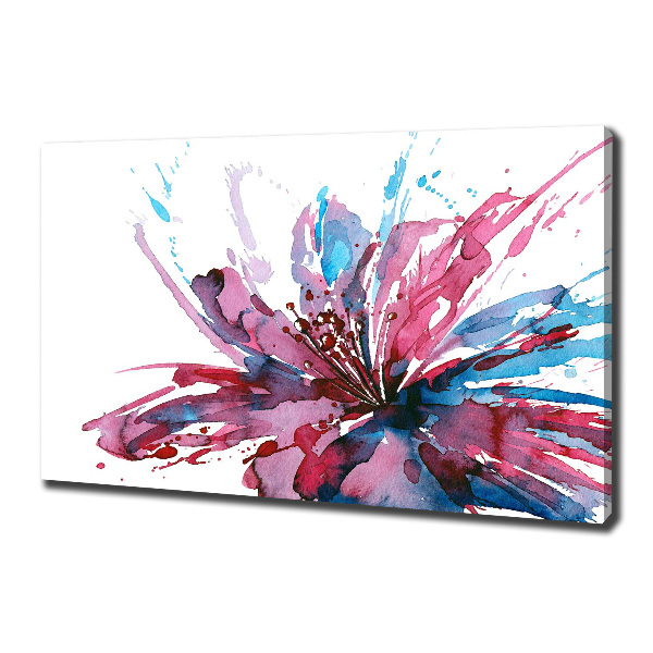 Canvas wall art Abstract flower