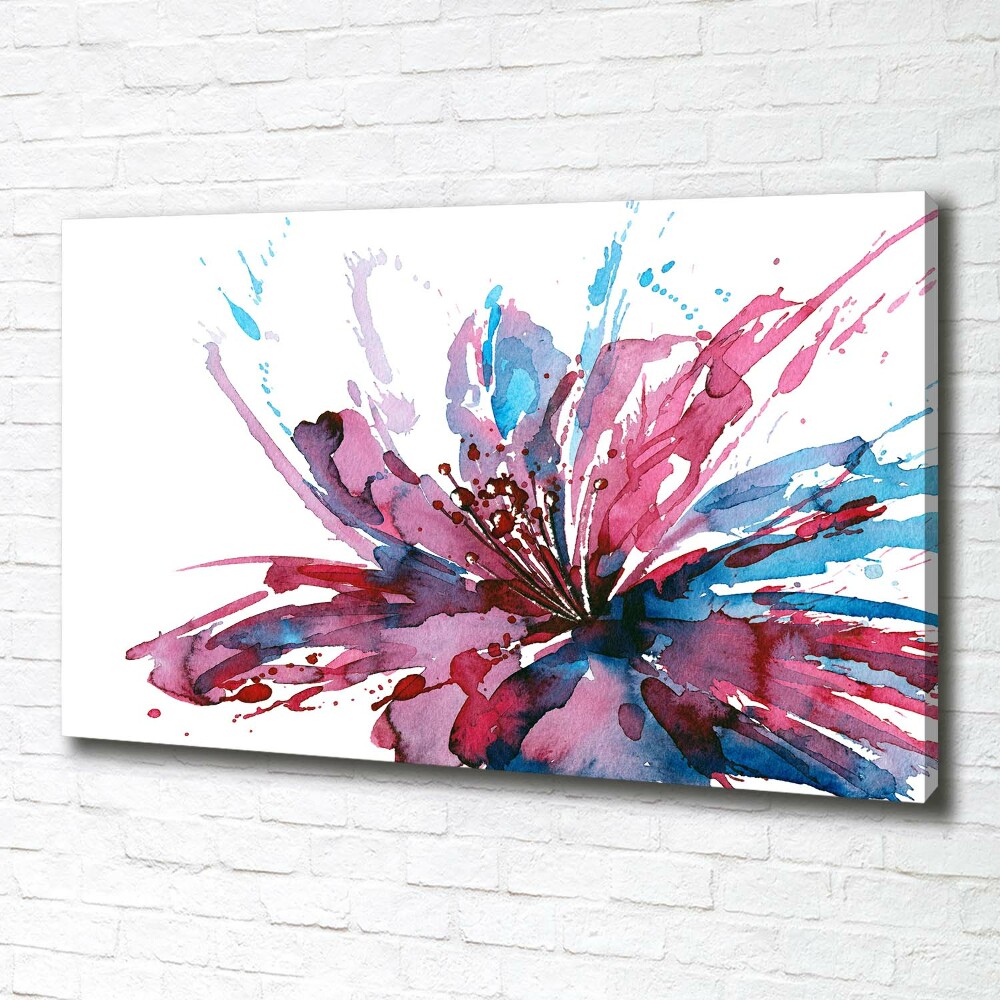 Canvas wall art Abstract flower