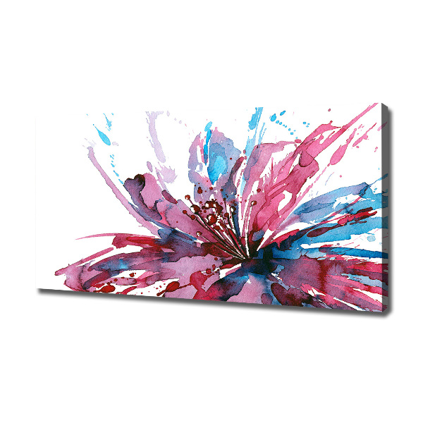 Canvas wall art Abstract flower