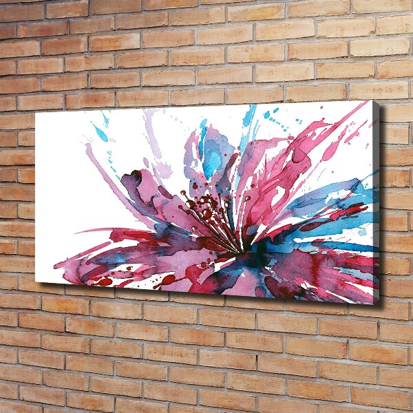 Canvas wall art Abstract flower