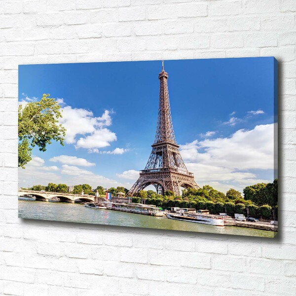 Canvas wall art Eiffel Paris tower