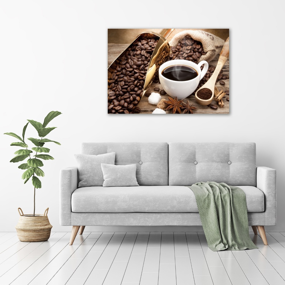 Canvas wall art Cup of coffee