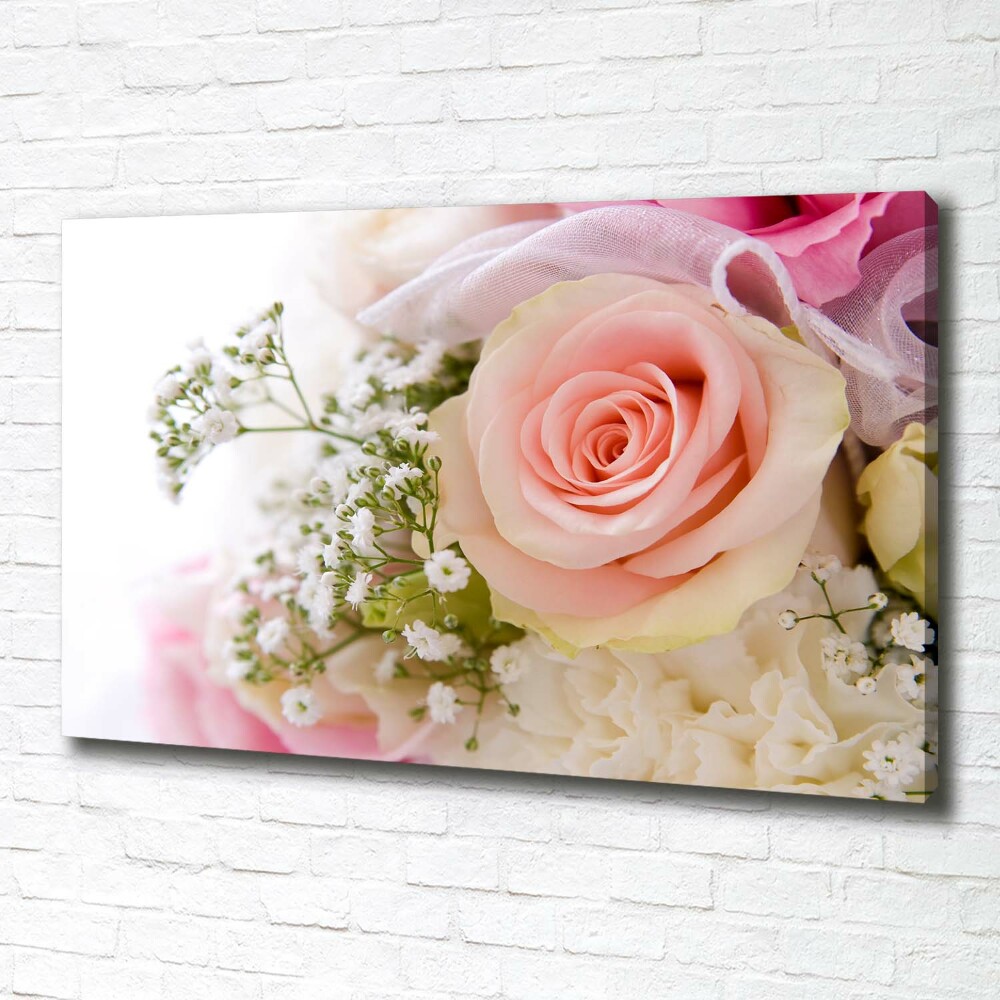 Canvas wall art Bouquet of flowers