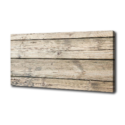 Canvas wall art Wooden background