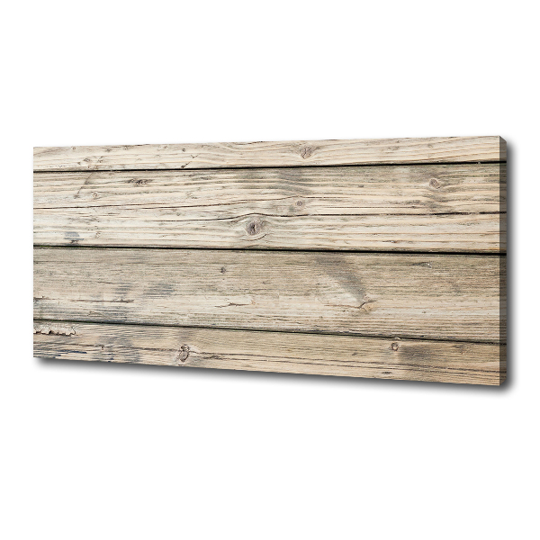 Canvas wall art Wooden background