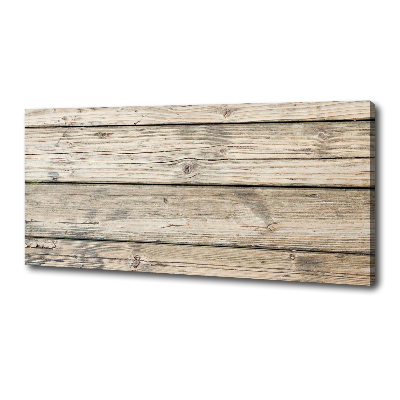 Canvas wall art Wooden background