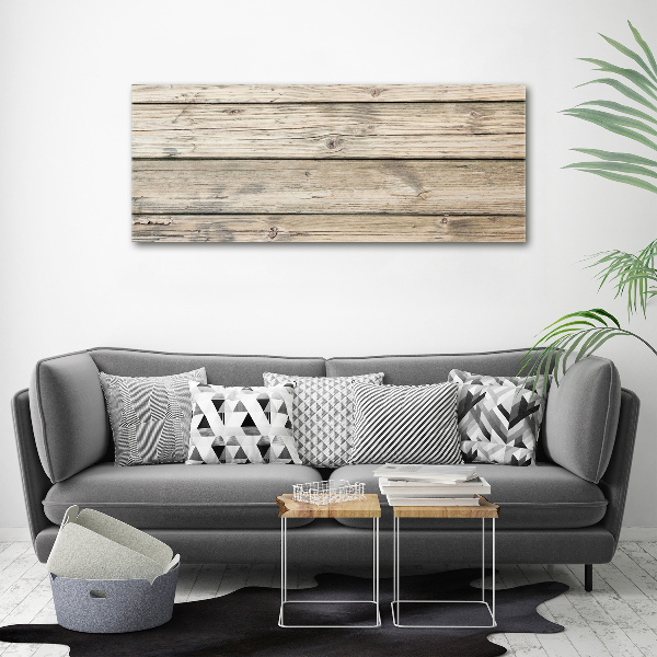 Canvas wall art Wooden background