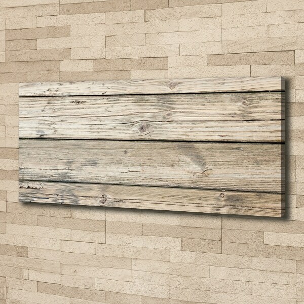 Canvas wall art Wooden background