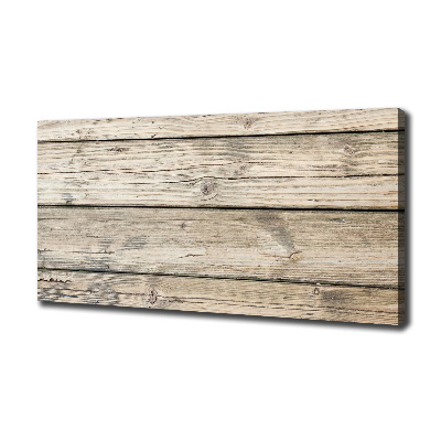 Canvas wall art Wooden background