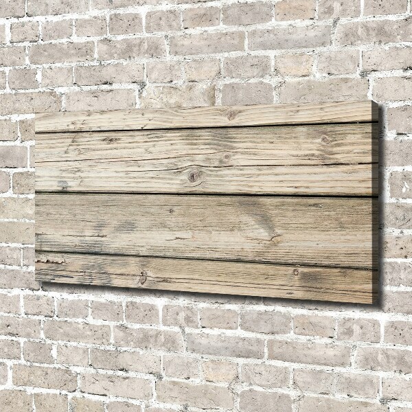 Canvas wall art Wooden background