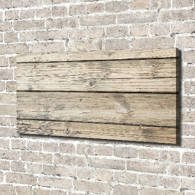 Canvas wall art Wooden background