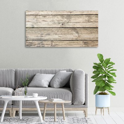 Canvas wall art Wooden background