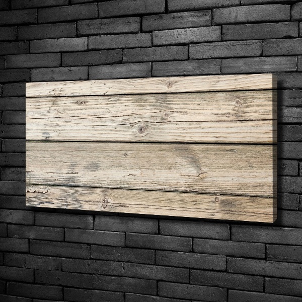 Canvas wall art Wooden background