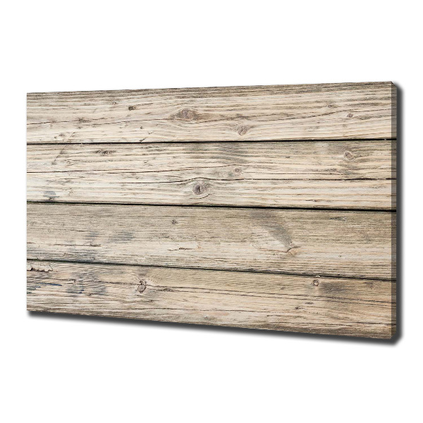 Canvas wall art Wooden background