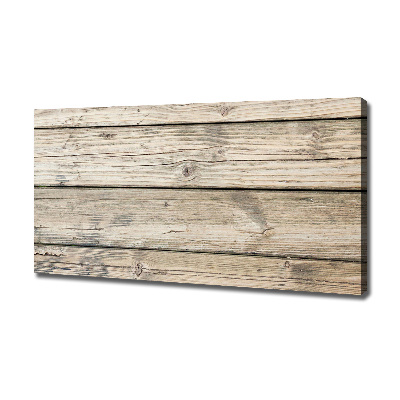 Canvas wall art Wooden background