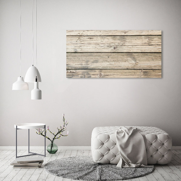 Canvas wall art Wooden background