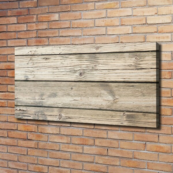 Canvas wall art Wooden background