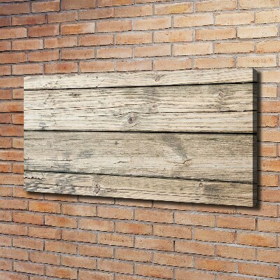 Canvas wall art Wooden background