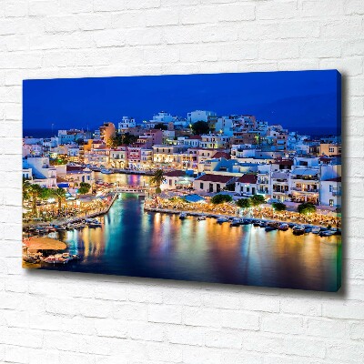 Canvas wall art Crete Greece