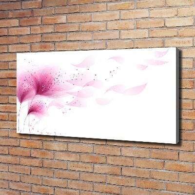 Canvas wall art Pink flower