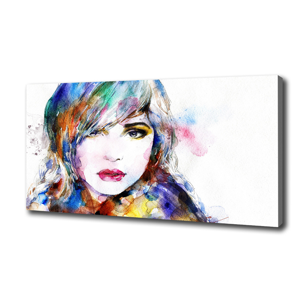 Canvas wall art Woman's face