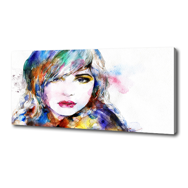 Canvas wall art Woman's face