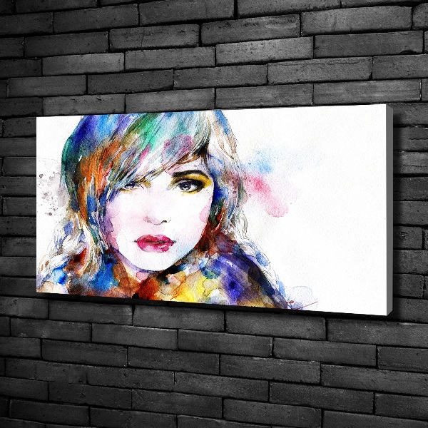 Canvas wall art Woman's face