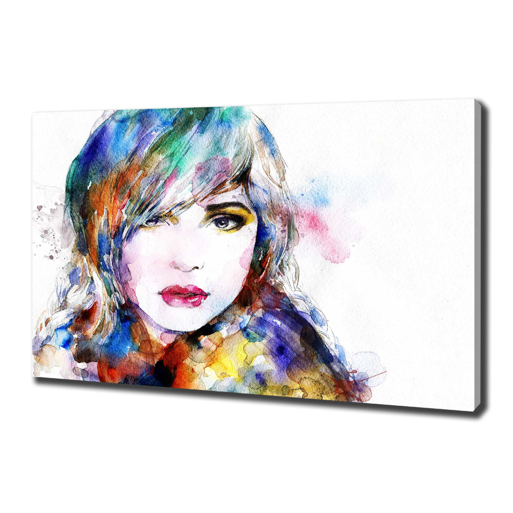 Canvas wall art Woman's face