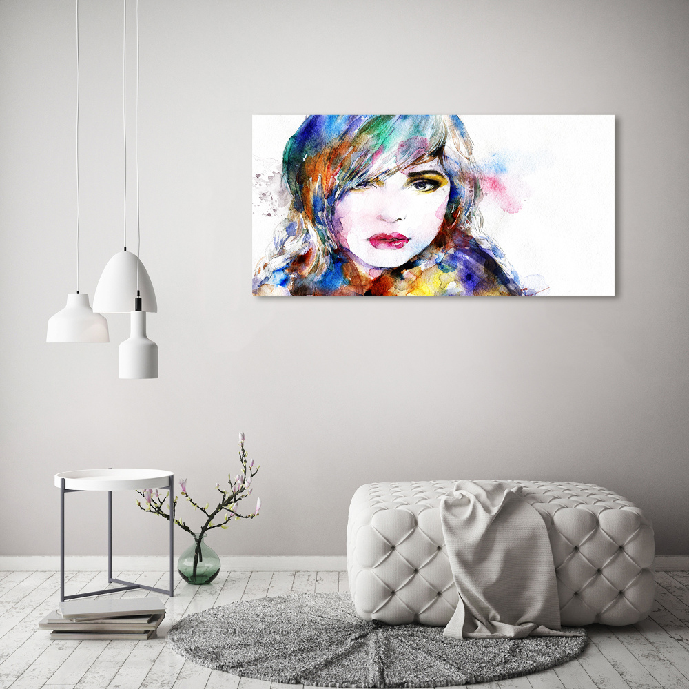 Canvas wall art Woman's face