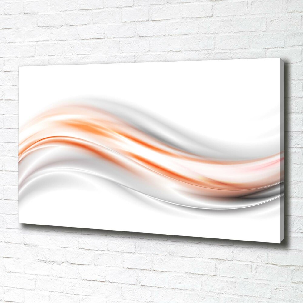 Canvas wall art Wave abstraction