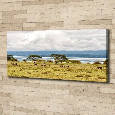 Canvas wall art Naivasha Lake